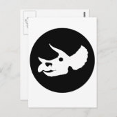 トリケラトプススカル ポストカード (正面/裏面)