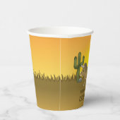 トリケラトプスダノサボサボサザートキッドの誕生日 紙コップ (右)