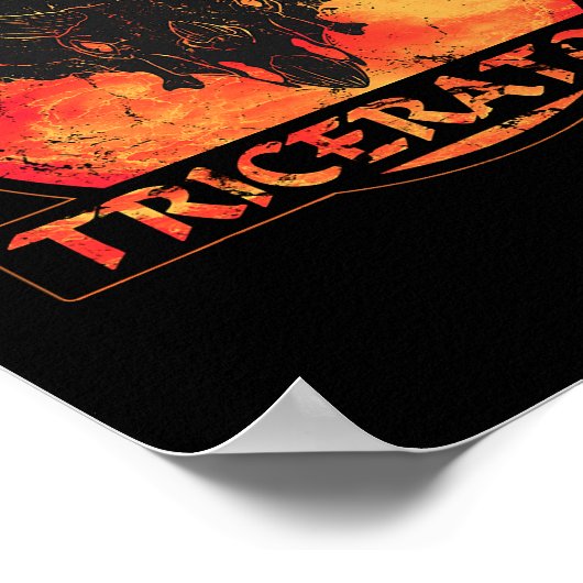 トリケラトプス化石スカル恐竜 ポスター (角)