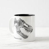 トリケラトプス対T.のレックス ツートーンマグカップ (正面左)