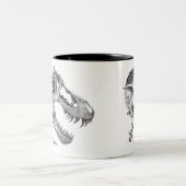 トリケラトプス対T.のレックス ツートーンマグカップ (中央)