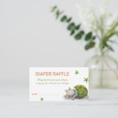 トリケラトプス恐竜おむつラッフル エンクロージャーカード (スタンド正面)