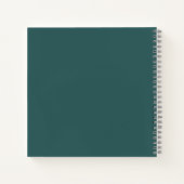 トリケラトプス恐竜ノート ノートブック (裏面)