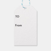 トリケラトプス恐竜 ギフトタグ (裏面)