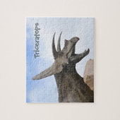 トリケラトプス恐竜 ジグソーパズル (縦)