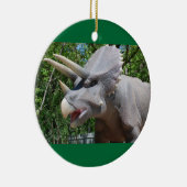 トリケラトプス恐竜 セラミックオーナメント (右)