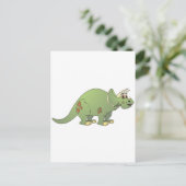 トリケラトプス漫画 ポストカード (スタンド正面)