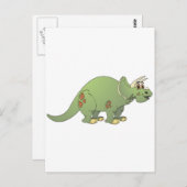 トリケラトプス漫画 ポストカード (正面/裏面)