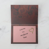 トリケラトプス ハグ バレンタイン カード (内部)