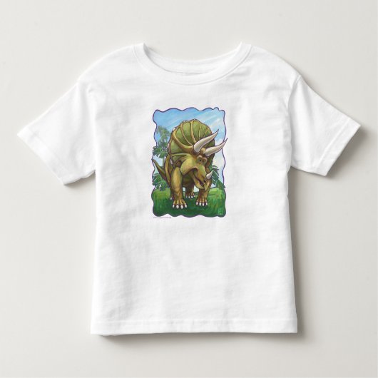 トリケラトプスTシャツ トドラーTシャツ (正面)