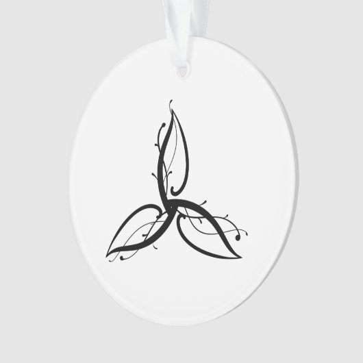 トリケートラオディンノースウィッカのシンボル オーナメント (正面)