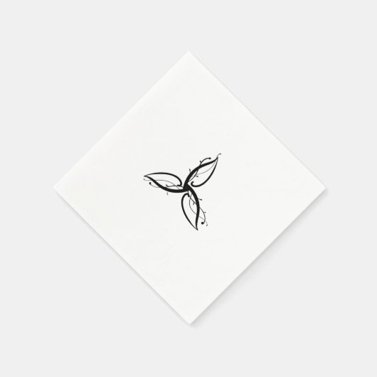 トリケートラオディンノースウィッカのシンボル スタンダードカクテルナプキン (角)