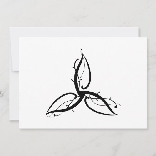 トリケートラオディンノースウィッカのシンボル 招待状 (正面)