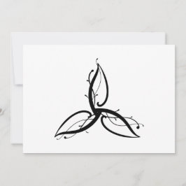 トリケートラオディンノースウィッカのシンボル 招待状