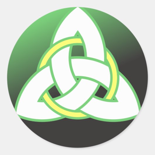 トリケートラケルト三位一体ノット ラウンドシール (正面)