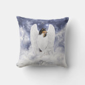 トリコラーコリーエンジェルインドッグ天国- Pet Memorial クッション (正面)