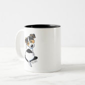 トリコラージャックラッセルテリア ツートーンマグカップ (正面左)