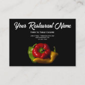 トリコラーピーパーズファームtoテーブルレストラン コーリングカード (正面)