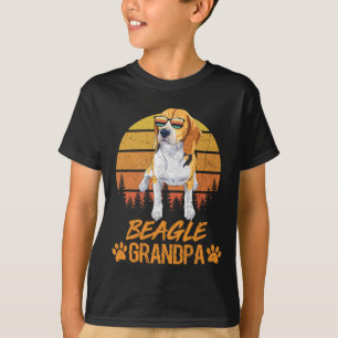 トリコラーベーグルドッググランドパポーパパファーザーズデイ Tシャツ