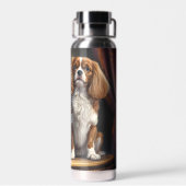 トリコラー・アンド・ブレンハイム・カバリエ・キング・チャールズ ウォーターボトル (背面)