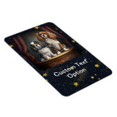 トリコラー・アンド・ブレンハイム・カバリエ・キング・チャールズ マグネット (右側)