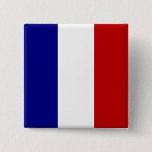 トリコロールフランス国旗 缶バッジ