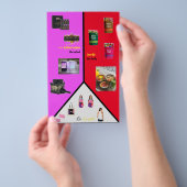 トリコントラスト小フライヤー – A6エスクアダプテーション チラシ (ハンドル)