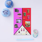 トリコントラスト小フライヤー – A6エスクアダプテーション チラシ (シングル)