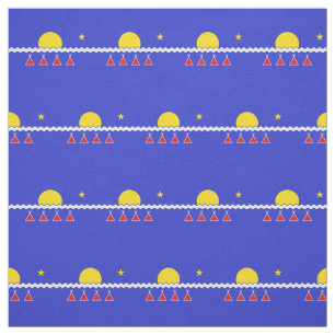 トリコ国旗の布トリコ国家テキスタイル ファブリック