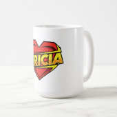 トリシアへの愛 コーヒーマグカップ (正面右)