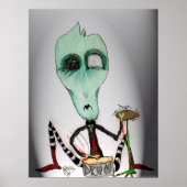 トリシア・マーティンによるサム・ゴウリー・ドラマー・アートのポスター ポスター (正面)