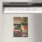 トリシャウペナンマレーシア伝統タウンハウストラベル マグネット (インサイチュ (食洗機))