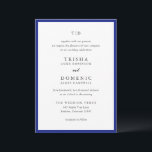 トリシャ王室のブモダンル結婚ズ 招待状<br><div class="desc">モダン結婚式招待状はserifとscriptフォントでクリーンなデザインを搭載。</div>