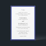 トリシャ王室のブモダンル結婚ズ 招待状<br><div class="desc">モダン結婚式招待状はserifとscriptフォントでクリーンなデザインを搭載。</div>
