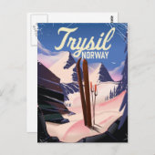 トリシルノルウェースキー ポストカード (正面/裏面)