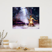 トリスインダリア夜 ポスター (キッチン)