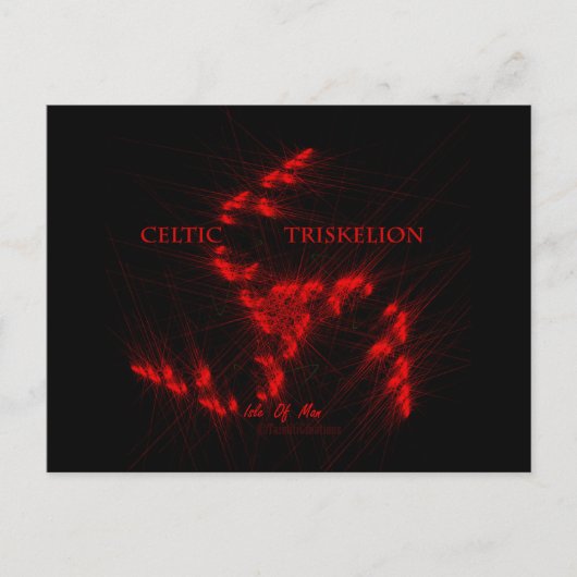 ☼トリスケオン – ケルト的信仰☼ ポストカード (正面)