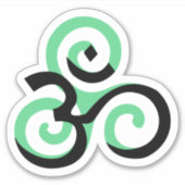 トリスケルオウム。本質 シール (正面)