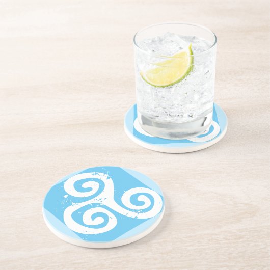 トリスケルケルトのアイリッシュブレトンの人生の象徴 コースター (側面)