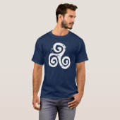 トリスケルケルトの人生の象徴 Tシャツ (正面フル)
