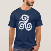 トリスケルケルトの人生の象徴 Tシャツ (正面)