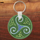 トリスケル キーホルダー (正面)