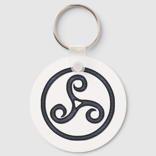 トリスケル キーホルダー (正面)