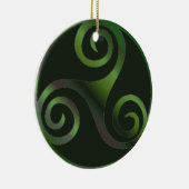 トリスケル セラミックオーナメント (右)