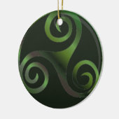 トリスケル セラミックオーナメント (左)