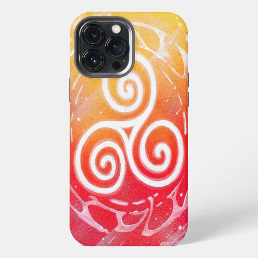 トリスケル iPhoneケース (裏面)