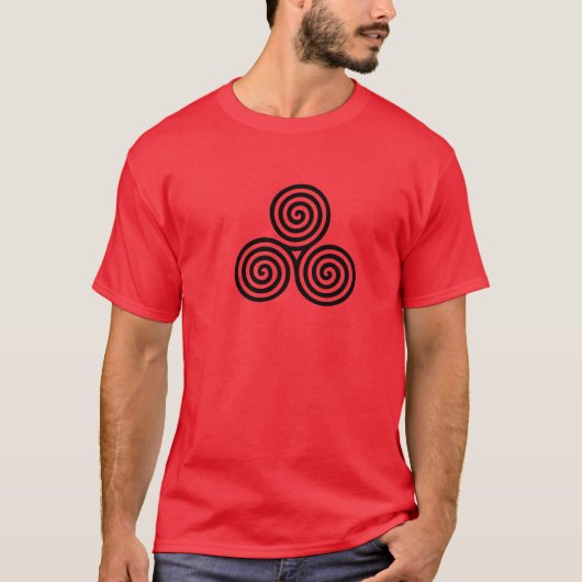 トリスケレ異教のル記号，for,celtic,earth,sea,sky tシャツ (正面)