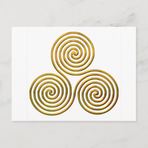 トリスケレ金ゴールド ポストカード