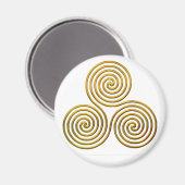 トリスケレ金ゴールド マグネット (正面/裏面)