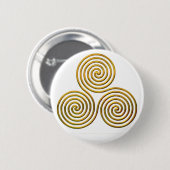 トリスケレ金ゴールド 缶バッジ (正面&裏面)